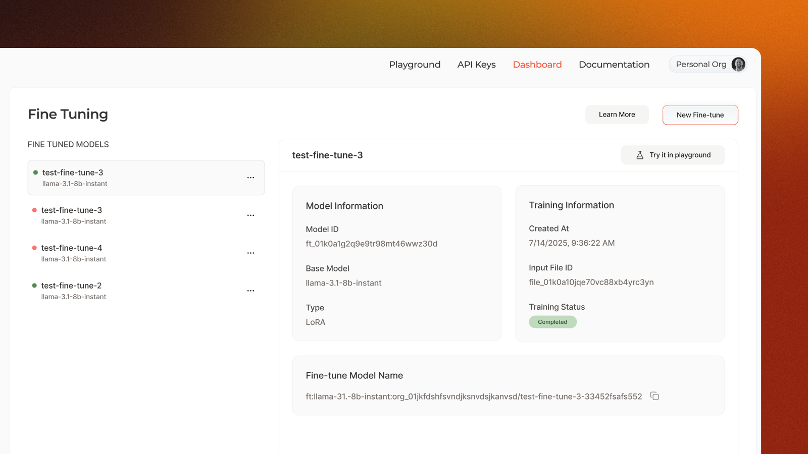 LoRA Management Interface image 1